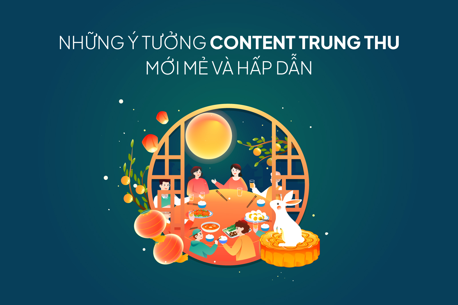 Mẫu content bán bánh trung ấn tượng