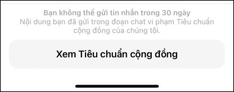 Thời gian Messenger bị cấm chat kéo dài bao lâu?